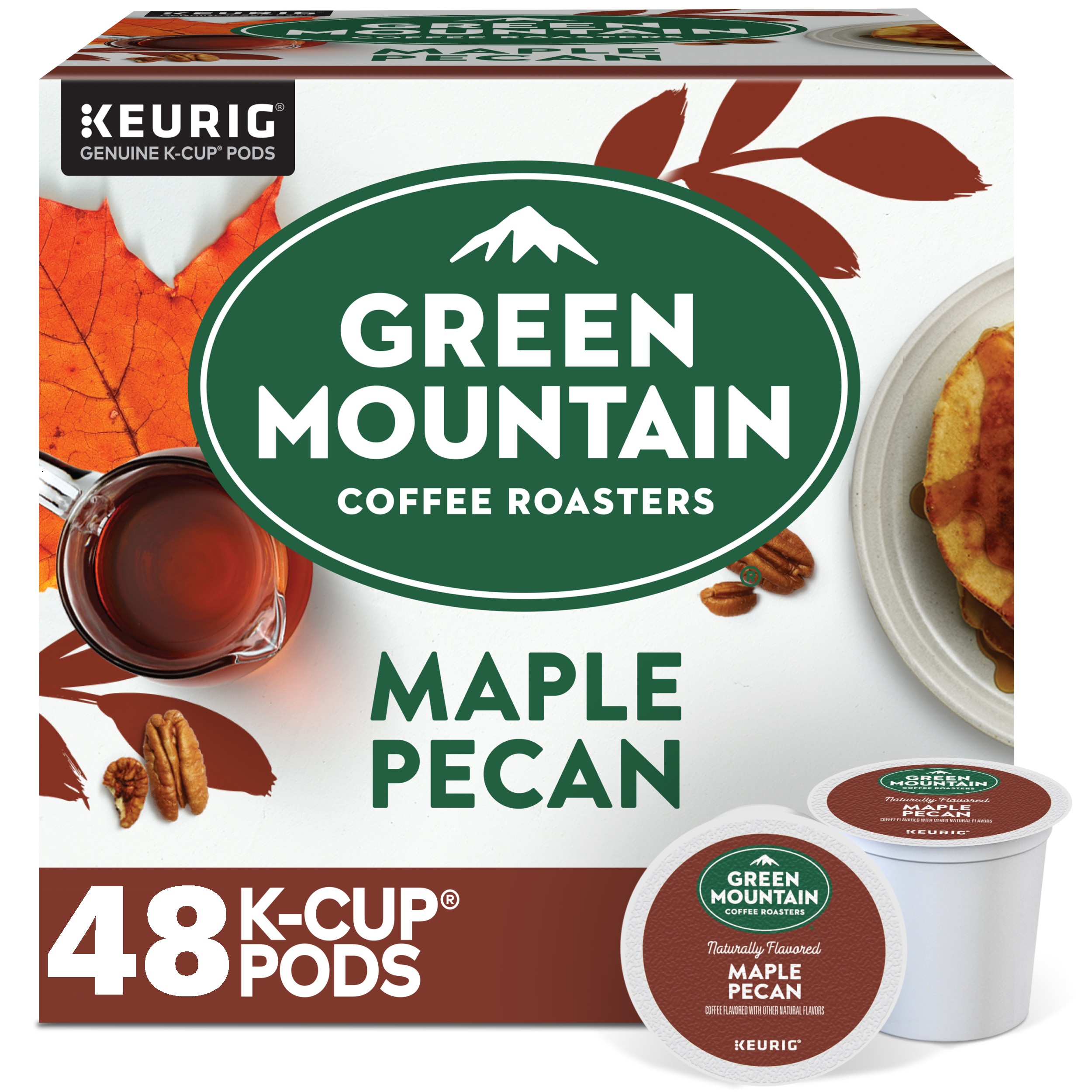 Green Mountain Coffee, Maple Pecan, K-Cup Pods, Light Roast Coffee